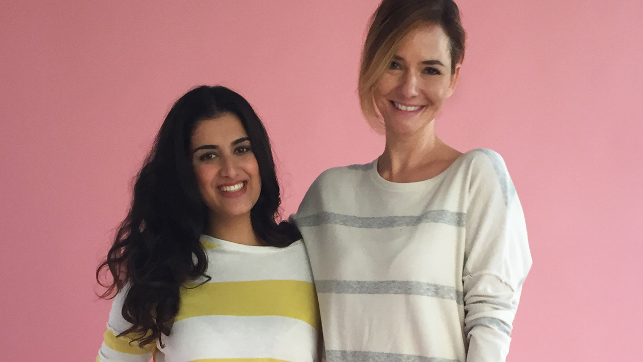 Miss BAMBI Rumi gemeinsam mit Judith Dommermuth beim JUVIA-Shooting für die INSTYLE in München