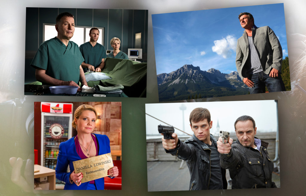 "In Aller Freundschaft", "Der Bergdoktor", "Danni Lowinski" oder "Alarm für Cobra 11" - welche TV-Serie hat einen BAMBI verdient? (c) MDR/Rudolf Wernicke; ZDF/Susanne Sigl; SAT1/ Frank Dicks; RTL/ Guido Engels